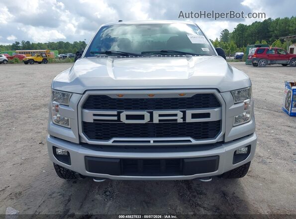 1FTEX1CP2HFB98363 2017 FORD F150 Gray Widok zestawu wskaźników