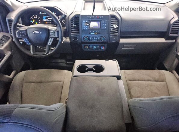 1FTEX1CP2KKC90670 2019 FORD F150 White წინა პანელის ხედი