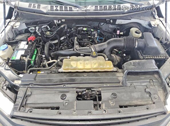 1FTEX1CP2KKC90670 2019 FORD F150 White უკანა სალონის ხედი
