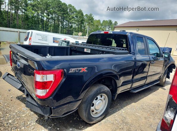 1FTEX1CP2PKD02565 2023 FORD F150 Blue Trasero derecho
