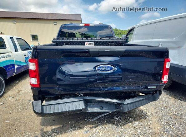 1FTEX1CP2PKD02565 2023 FORD F150 Blue Vista trasera