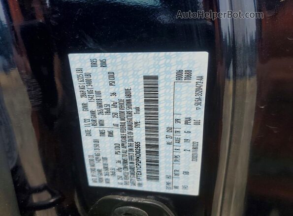 1FTEX1CP2PKD02565 2023 FORD F150 Blue Vista del compartimento del motor