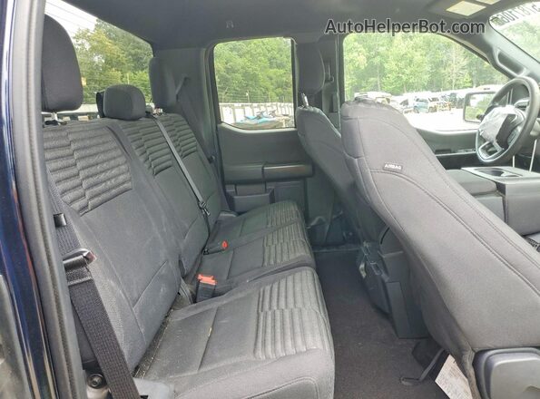 1FTEX1CP2PKD02565 2023 FORD F150 Blue Vista de los asientos traseros
