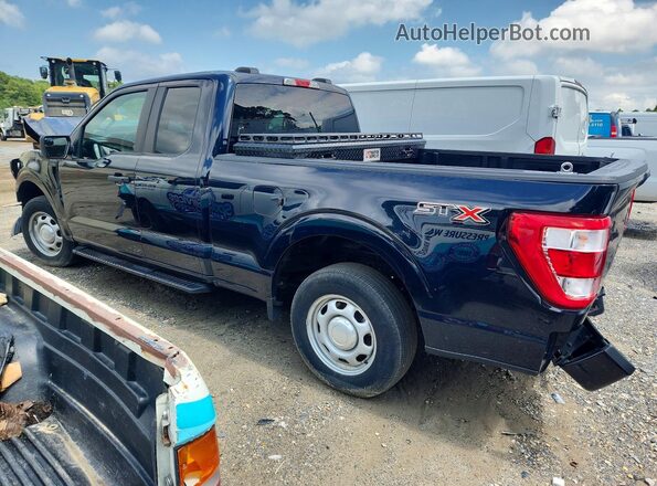 1FTEX1CP2PKD02565 2023 FORD F150 Blue Trasero izquierdo