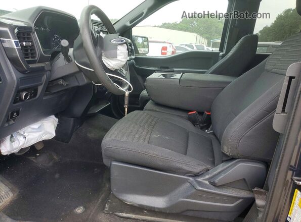 1FTEX1CP2PKD02565 2023 FORD F150 Blue Vista interior delantera
