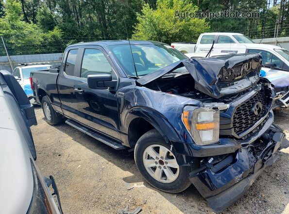 1FTEX1CP2PKD02565 2023 FORD F150 Blue Delantero derecho