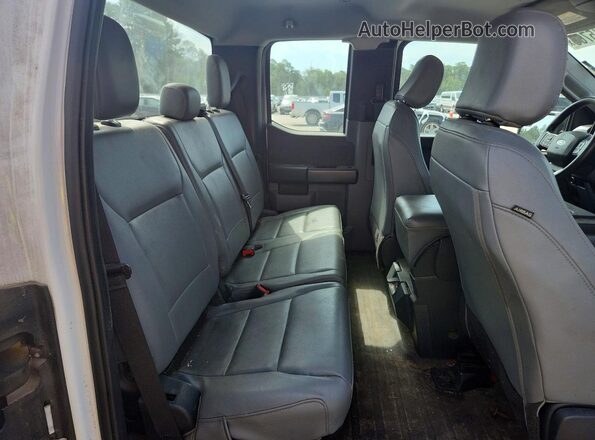 1FTEX1CP2PKD07006 2023 FORD F150 White Vista de los asientos traseros