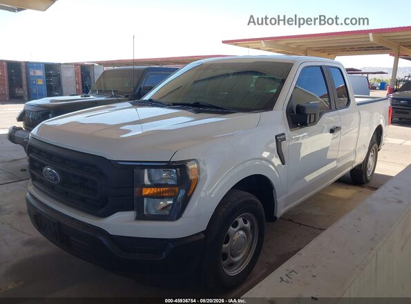 1FTEX1CP2PKG19648 2023 FORD F150 Белый Передняя левая четверть