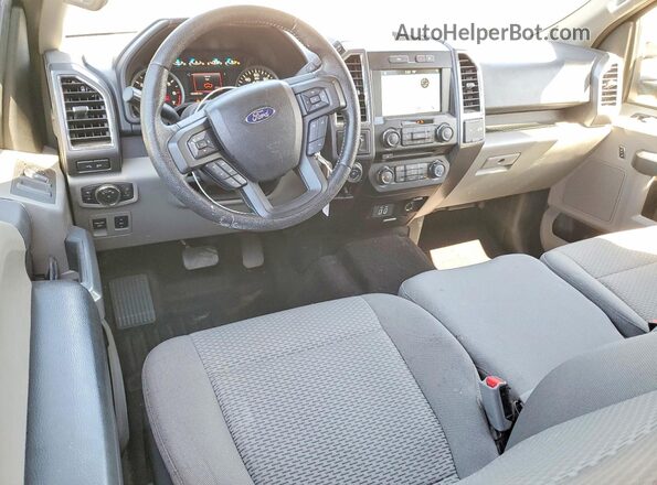 1FTEX1CP3GFD42694 2016 FORD F150 Green Dashboard view