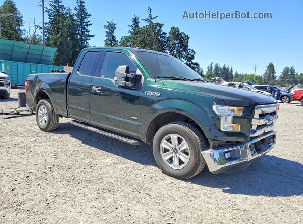 1FTEX1CP3GFD42694 2016 FORD F150 Green Front right