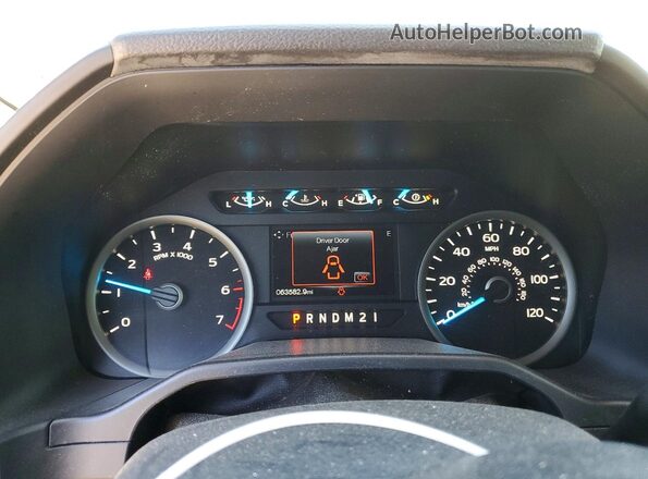 1FTEX1CP3GFD42694 2016 FORD F150 Green Instrument cluster view
