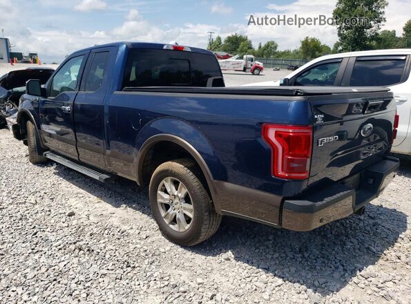 1FTEX1CP3GKE64737 2016 FORD F150 Синий Задняя левая четверть