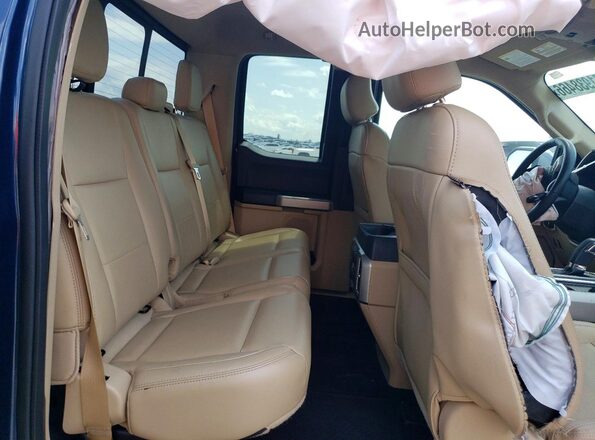 1FTEX1CP3GKE64737 2016 FORD F150 Синий Вид задних сидений