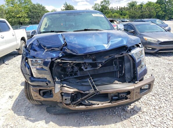1FTEX1CP3GKE64737 2016 FORD F150 Синий Вид спереди