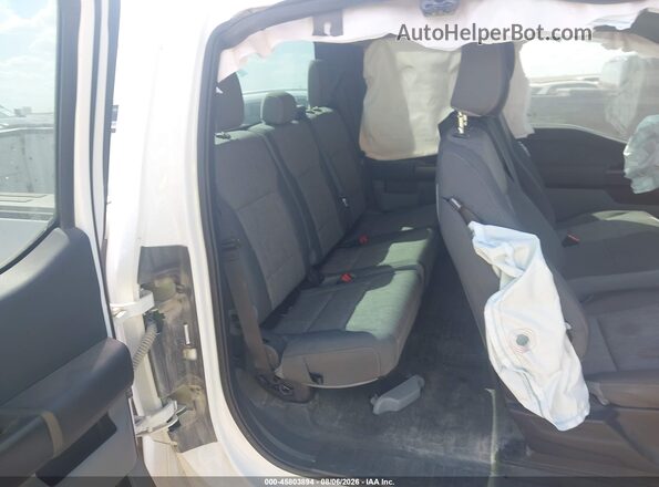 1FTEX1CP3NKD58026 2022 FORD F150 White VIN კოდის სტიკერის ხედი