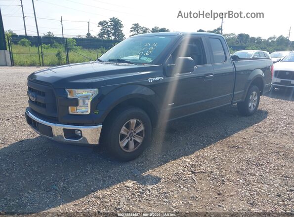 1FTEX1CP4GFB19516 2016 FORD F150 Black წინა მარცხენა ხედი სამი მეოთხედიდან