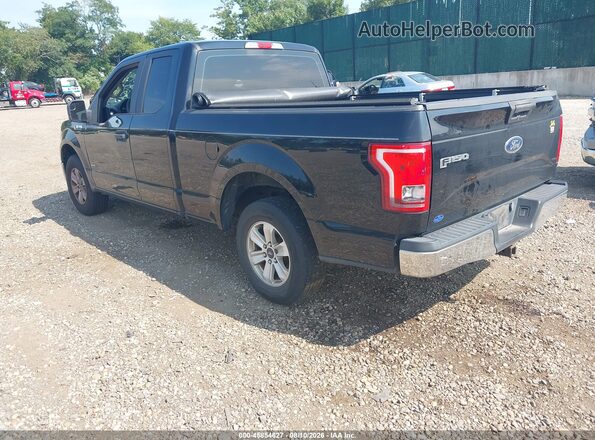 1FTEX1CP4GFB19516 2016 FORD F150 Black უკანა მარცხენა