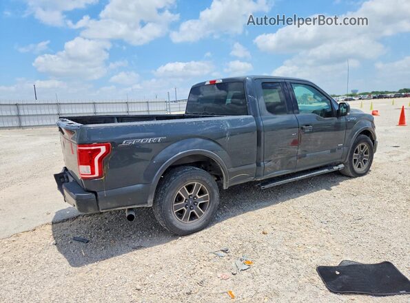 1FTEX1CP4GKE60423 2016 FORD F150 Gray უკანა მარჯვენა