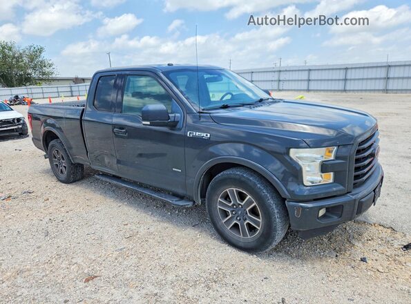 1FTEX1CP4GKE60423 2016 FORD F150 Gray წინა მარჯვენა