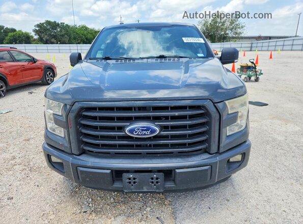 1FTEX1CP4GKE60423 2016 FORD F150 Gray წინა ხედი