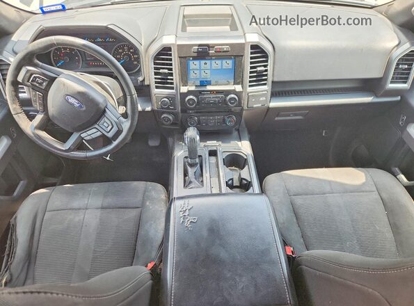 1FTEX1CP4GKE60423 2016 FORD F150 Gray წინა პანელის ხედი