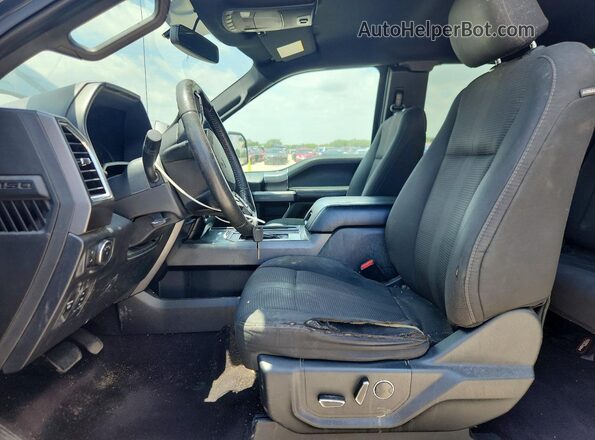 1FTEX1CP4GKE60423 2016 FORD F150 Gray წინა სალონის ხედი