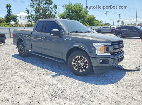 1FTEX1CP4JFB22536 2018 FORD F150 Gray Առջևի աջ