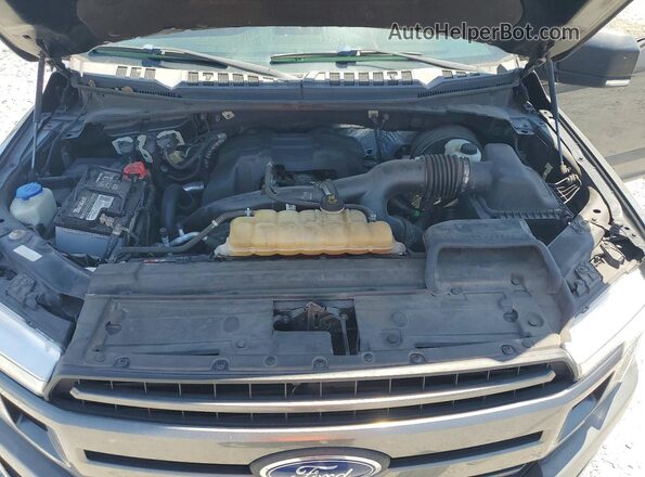 1FTEX1CP4JFB22536 2018 FORD F150 Gray Սալոնի հետևի տեսք