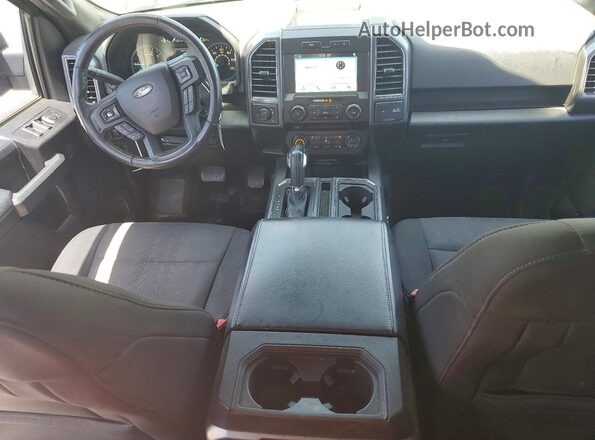 1FTEX1CP4JFB22536 2018 FORD F150 Gray Առջևի վահանակի տեսք