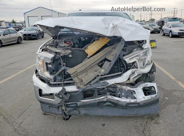 1FTEX1CP4JKC41825 2018 FORD F150 White Դիմացի տեսք