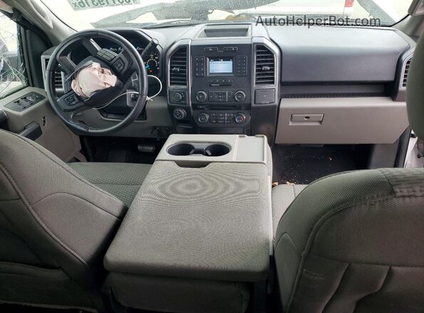 1FTEX1CP4JKC41825 2018 FORD F150 White Առջևի վահանակի տեսք