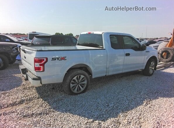 1FTEX1CP4JKC62979 2018 FORD F150 White Rear right