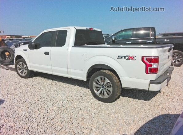 1FTEX1CP4JKC62979 2018 FORD F150 White Rear left