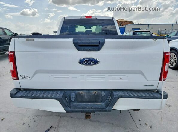 1FTEX1CP4JKC62979 2018 FORD F150 White Rear view