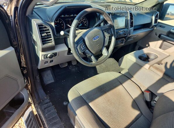 1FTEX1CP4KKE91468 2019 FORD F150 Black Widok deski rozdzielczej