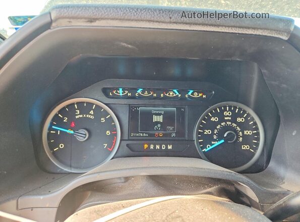 1FTEX1CP4KKE91468 2019 FORD F150 Black Widok zestawu wskaźników