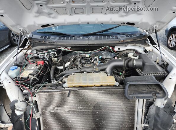 1FTEX1CP4LFC46471 2020 FORD F150 White უკანა სალონის ხედი