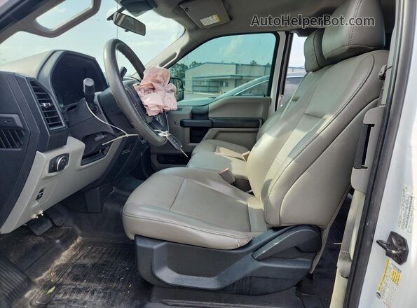 1FTEX1CP4LFC46471 2020 FORD F150 White წინა სალონის ხედი