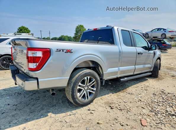 1FTEX1CP4PKD51234 2023 FORD F150 Silver Հետևի աջ