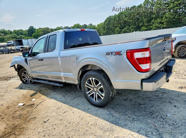 1FTEX1CP4PKD51234 2023 FORD F150 Silver Հետևի ձախ