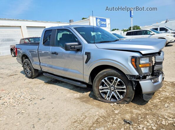 1FTEX1CP4PKD51234 2023 FORD F150 Silver Առջևի աջ