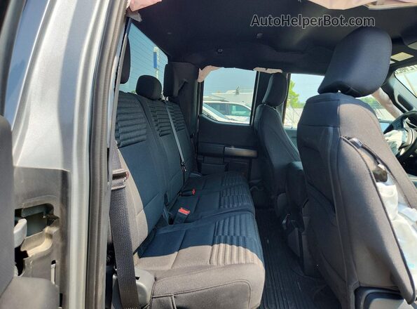 1FTEX1CP4PKD51234 2023 FORD F150 Silver Հետևի նստատեղերի տեսք