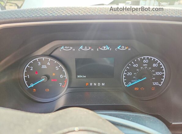 1FTEX1CP4PKD51234 2023 FORD F150 Silver Սարքավորումների վահանակի տեսք