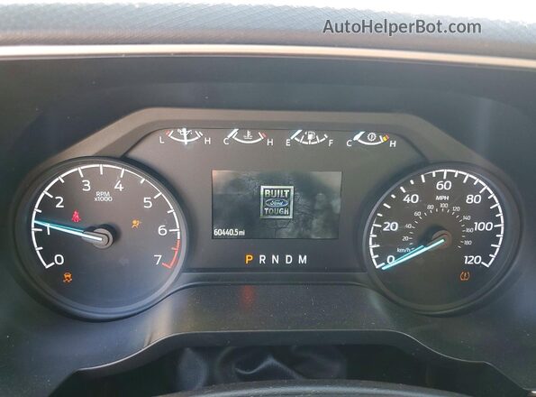 1FTEX1CP4PKE08497 2023 FORD F150 White ხელსაწყოთა პანელის ხედი
