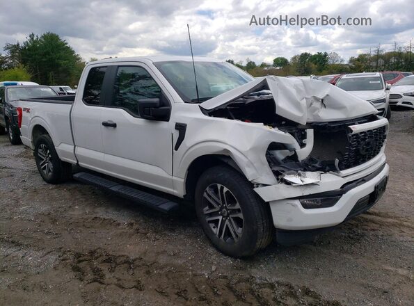1FTEX1CP4PKE08497 2023 FORD F150 White წინა მარჯვენა
