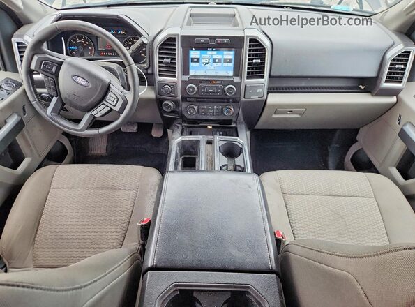 1FTEX1CP5GFC47103 2016 FORD F150 Черный Вид панели приборов