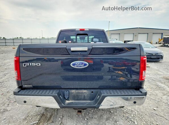 1FTEX1CP5GFC47103 2016 FORD F150 Черный Вид сзади