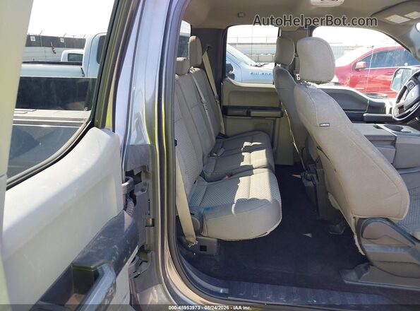1FTEX1CP5GKE55747 2016 FORD F150 Gray VIN կոդի պիտակի տեսք