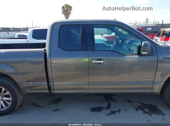 1FTEX1CP5GKE55747 2016 FORD F150 Gray Սալոնի հետևի տեսք