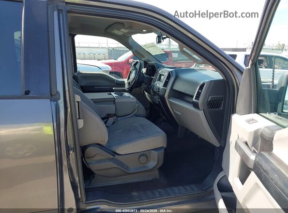 1FTEX1CP5GKE55747 2016 FORD F150 Gray Սալոնի դիմացի տեսք